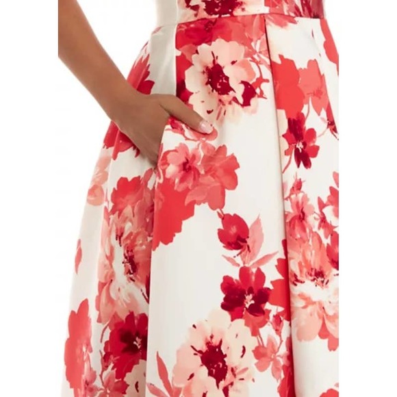 Speechless Women's Strapless High Low Printed Knit Dress - Picture 4 of 4